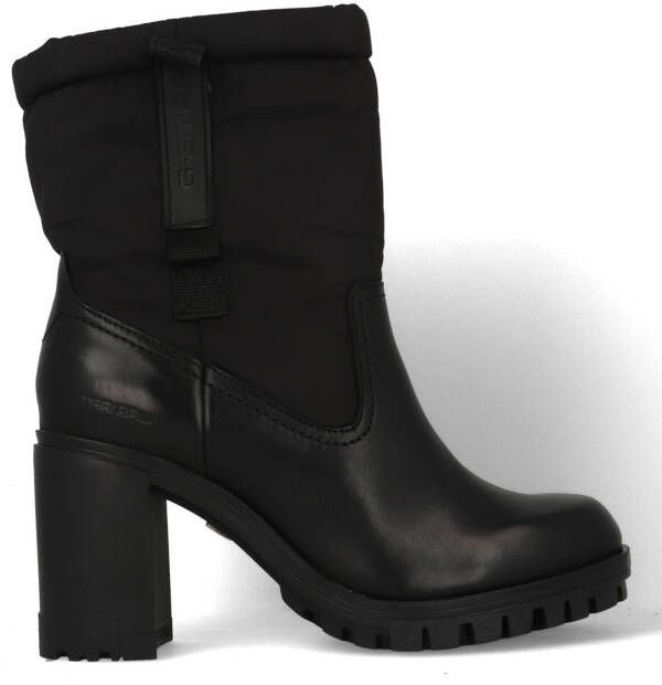 G-Star Hoge Hak Nylon Enkellaars met Logo Strap Black Dames - Foto 4