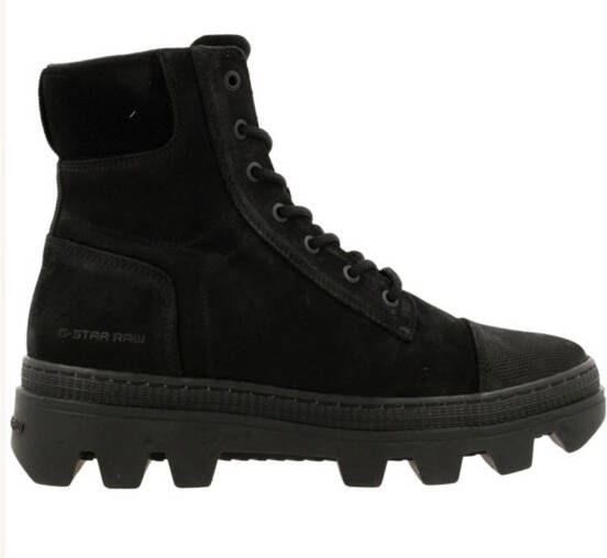 G-Star Stijlvolle Enkellaars met Gestructureerde Zool Black Dames - Foto 8