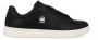 G-Star G STAR RAW Cadet Leather Heren Sneakers Sportschoenen Schoenen Zwart 2142 002509 BLK - Thumbnail 3