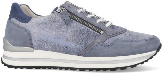 Gabor Sneakers blauw Suede Dames