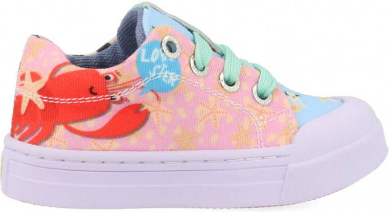 Go Banana&apos;s Sneakers GB22SLOBSTER-L Roze Blauw