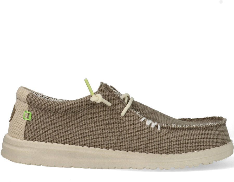 HEYDUDE Instappers Wally Braided Fossil HD40003-2BS Bruin - Foto 18