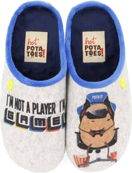 Hot Potatoes Pantoffels Glanegg 64644 Grijs