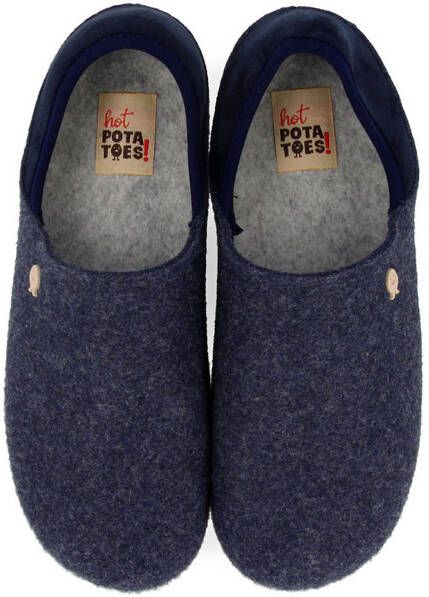 Hot Potatoes Pantoffels Orsk 61073 Blauw