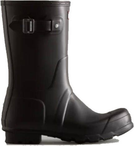 HUNTER Regenlaarzen Heren Mens Original Short 45 46 Rubber Zwart - Foto 3