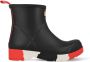 Hunter Mens Play Stripe Sole Short Laarzen Rubber Heren Zwart - Thumbnail 10