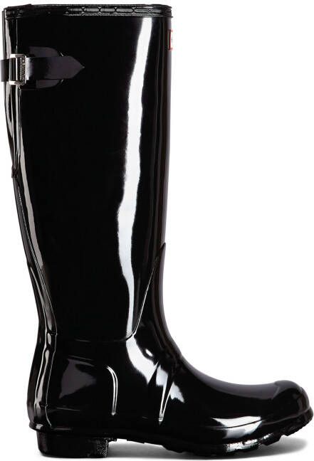 Hunter Original Back Adjustable Gloss WMS Regenlaarzen Dames Zwart - Foto 11