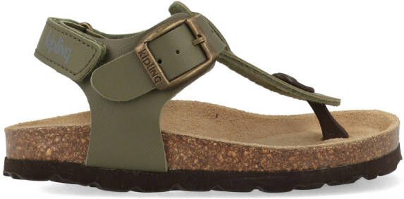 Kipling Juan 3 sandalen kaki Groen Imitatieleer Effen 28 - Foto 2
