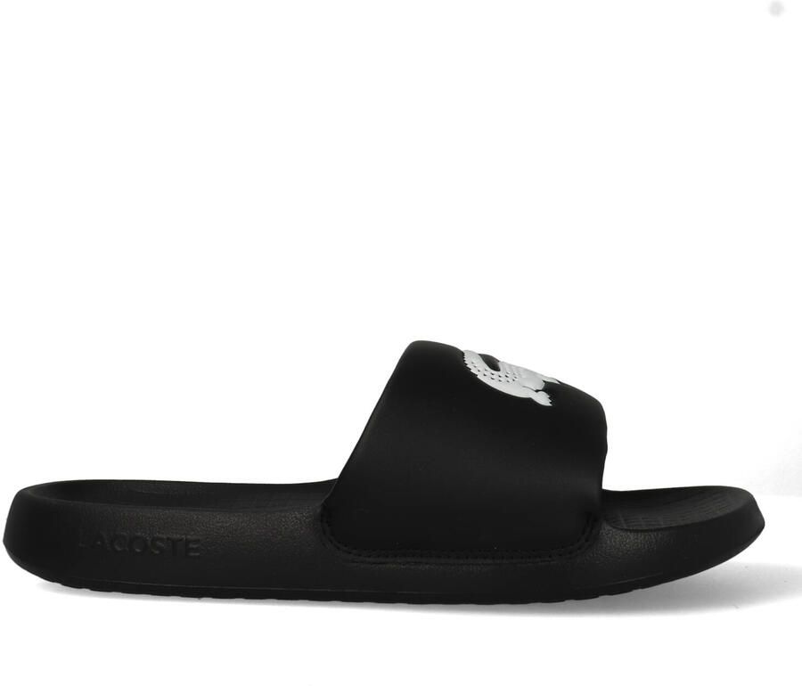 Lacoste Slippers Serve Slide 1.0 749CMA002131261-BLK WHT Zwart Wit - Foto 3