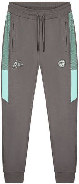 Malelions Sport Transfer Trackpants MS1-AW23-17-205 Grijs Mint Groen-XXL maat XXL