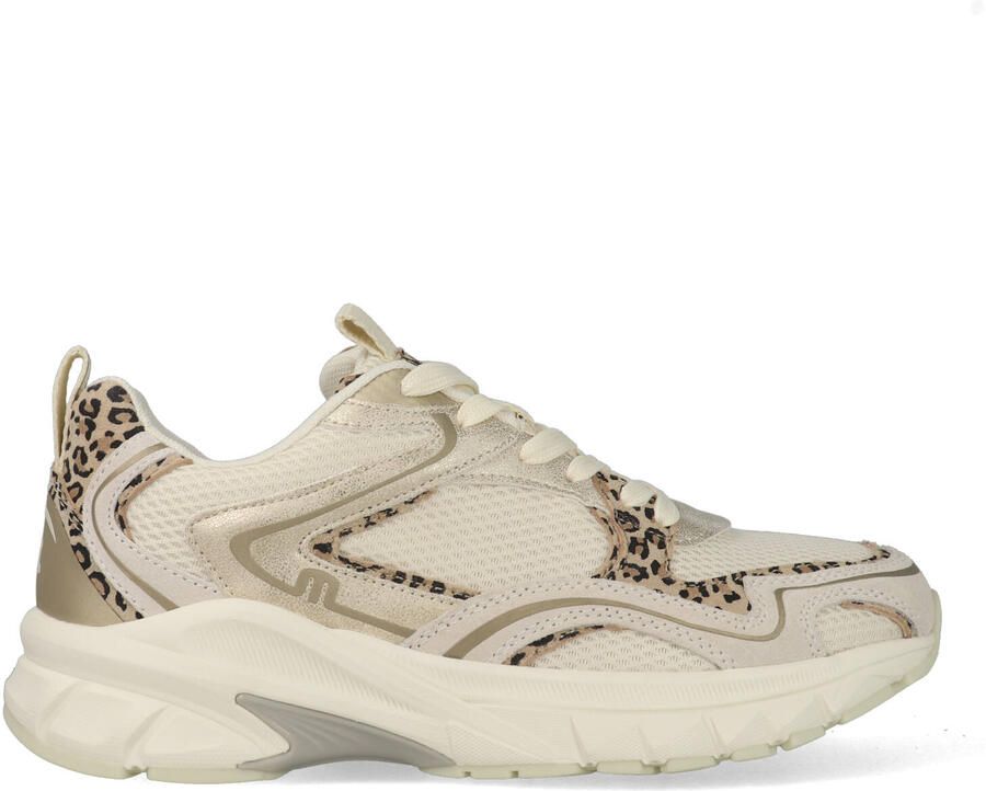 Maruti Novi Leather U82 Beige Leopard Sneakers Beige Luipaard Leer Dames Beige Leopard - Foto 4