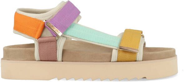 Maruti Beau sandalen met klittenband Multi Textiel Plateau sandalen Dames - Foto 6