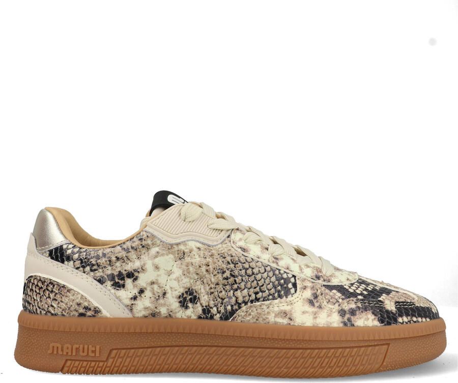 Maruti Yale Sneakers Dames Leren Sneaker Beige - Foto 4