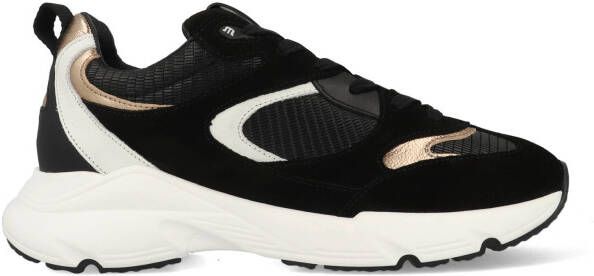Maruti Zwarte Suède Lage Sneakers