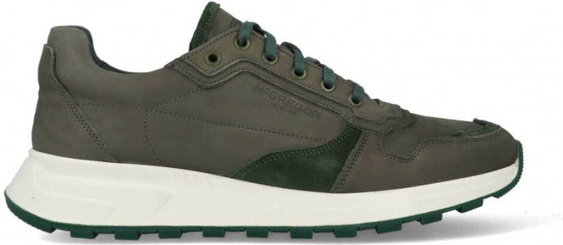 McGregor Heren Sneakers Groen Lage Sneakers Nubuck Veters