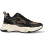 Mexx Sneakers Palma Ora MI001002653W-1111 Zwart Goud - Thumbnail 3