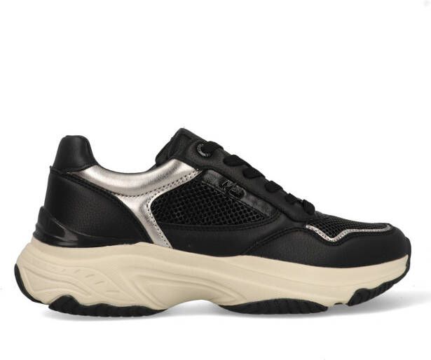 Mexx Sneakers Radja Pax MI001001453W-1113 Zwart Zilver - Foto 3