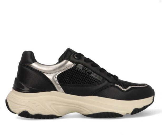 Mexx Sneakers Radja Pax MI001001453W-1113 Zwart Zilver