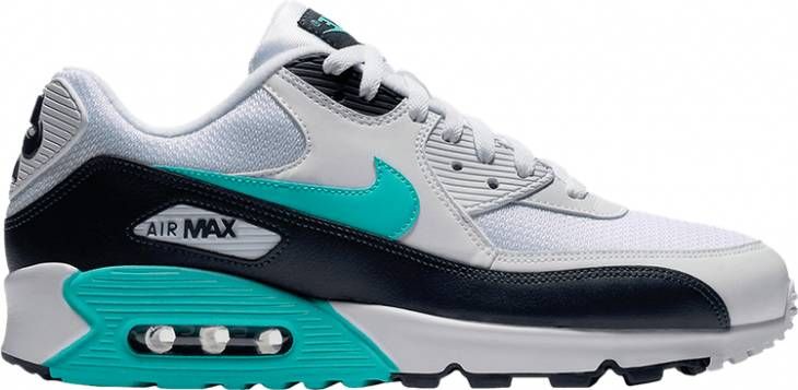 Nike air max top wit groen