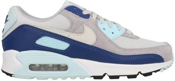 Nike Herenschoenen Air Max 90 Pure Platinum Glacier Blue Court Blue White- Heren Pure Platinum Glacier Blue Court Blue White - Foto 6