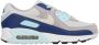 Nike Herenschoenen Air Max 90 Pure Platinum Glacier Blue Court Blue White- Heren Pure Platinum Glacier Blue Court Blue White - Thumbnail 3