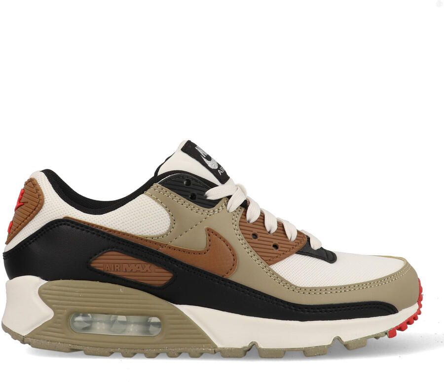 Nike Air Max 90 "Light British Tan Khaki" DH8010-005 Wit Groen - Foto 3