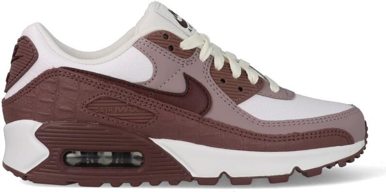 Nike Air Max 90 QS Burgundy Crush Croc Skin IM3110-500 Wit Paars