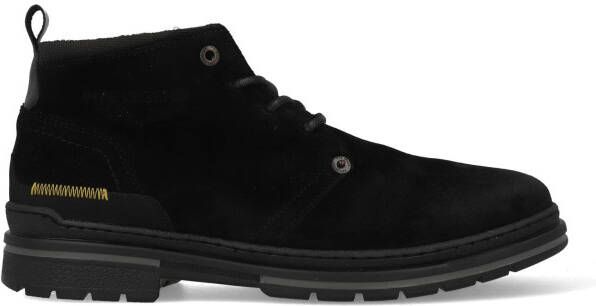 PME Legend Zwarte Suède Veterboots Superfletch Black Heren