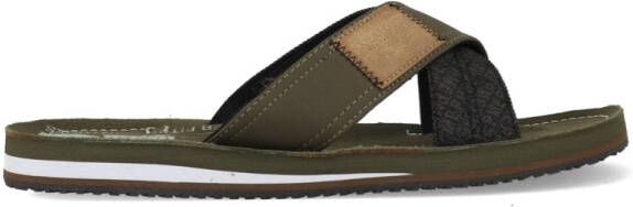 PME Legend Slippers Haig PBO2304190-8208 Khaki Groen