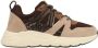 POSH by Poelman Carocel chunky sneakers bruin beige - Thumbnail 3