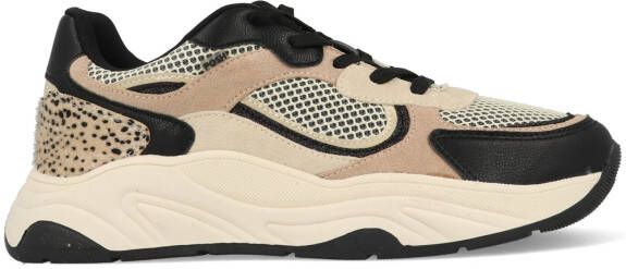 POSH by Poelman MACY Dames Sneakers Wit Met Beige Combinatie - Foto 2
