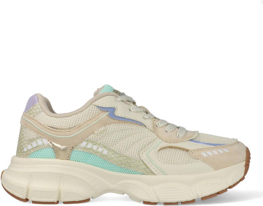 POSH by Poelman LISE Dames Sneakers Blauw met combinatie - Foto 2