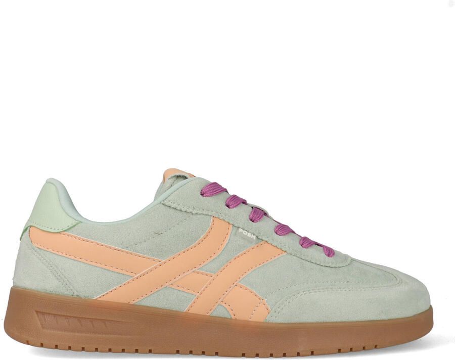 POSH by Poelman MEGAN Dames Sneakers Groen met combinatie - Foto 2