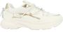 POSH by Poelman MADEE Dames Sneakers Wit Met Gouden Combinatie - Thumbnail 4