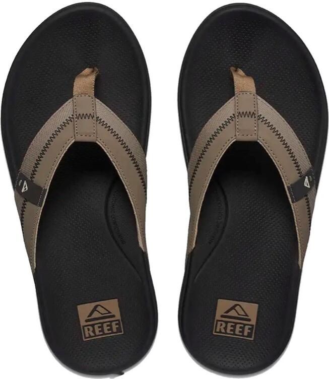 Reef Slippers Cushion Phantom 2.0 Fossil Raven CJ5513 Bruin Zwart
