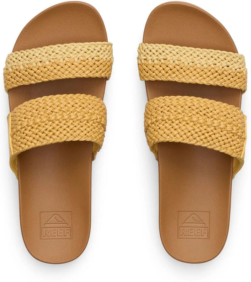Reef Slippers Cushion Vista Hi Duo Braid CJ8723 Geel Bruin - Foto 2