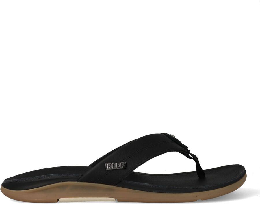 Reef Slippers Leather Offshore CJ9056 Zwart - Foto 2