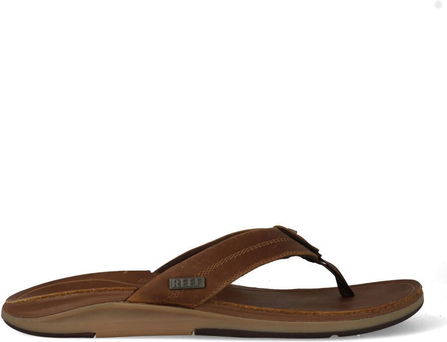 Reef Leather Offshore Heren Teenslippers Cj9057 Kleur Bruin - Foto 6