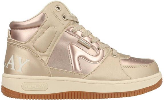 Replay Epic Jr 18 Hoge Sneaker Platinumkleur