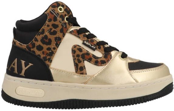Replay Epic JR Mid Girl 20 JZ430041S-3505 Goud Wit - Foto 4