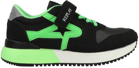 Replay Fiber JR Boy 7 JS850007S-1754 Zwart Groen