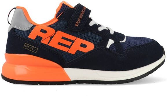 Replay Shoot JR 8 JS290023L-3192 Blauw Wit