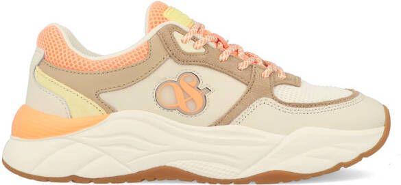 Scotch & Soda Celest Sneakers Dames Leren Sneaker Beige - Foto 2
