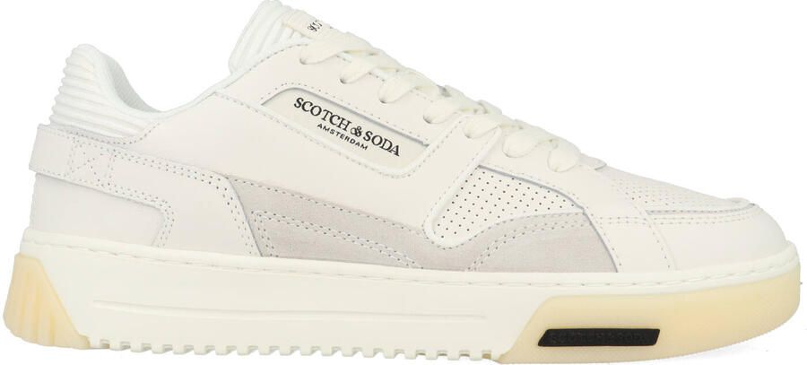 Scotch & Soda New Cup Sneakers Leren Sneaker Heren Wit - Foto 4
