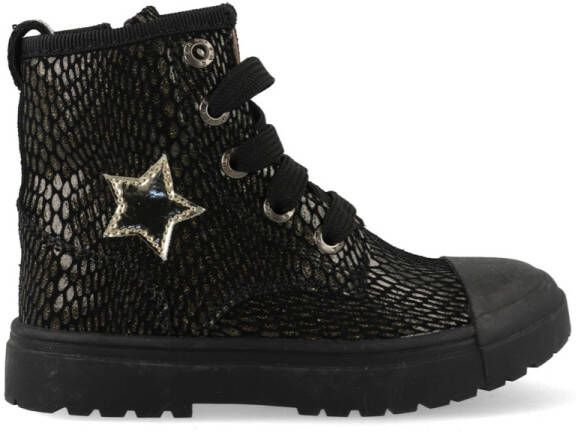 Shoesme Biker-Boots SW23W002-B Zwart Goud - Foto 1