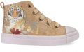 Shoesme Sneakers Beige Tiger Leer - Beige
