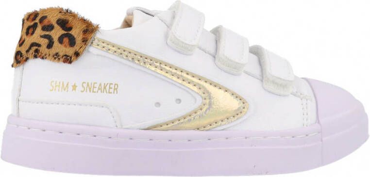 Shoesme Sneakers SH22S016-A Wit Goud