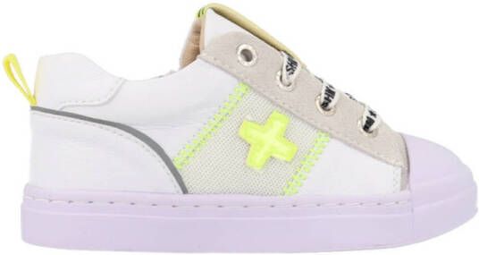 Shoesme Sneakers SH22S021-H Wit Geel