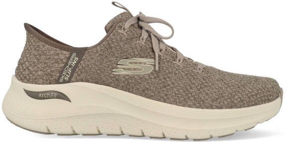 Skechers Hands Free Slip-Ins Arch Fit Summit heren sneaker Taupe - Foto 5