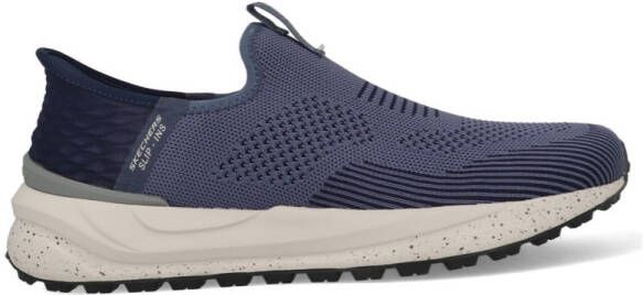Skechers Blauwe Slip-On Sneaker met Gespikkelde Zool Blue Heren - Foto 11